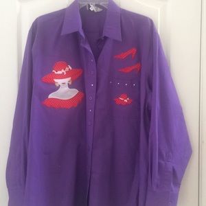 Las Olas  ladies blouse large
